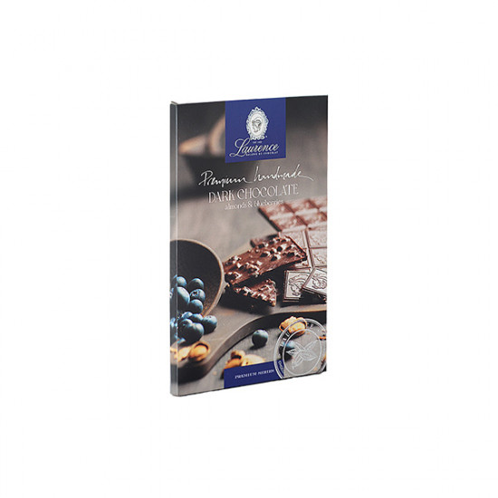 Σοκολάτα υγείας με αμύγδαλα και μπλούμπερι 80gr