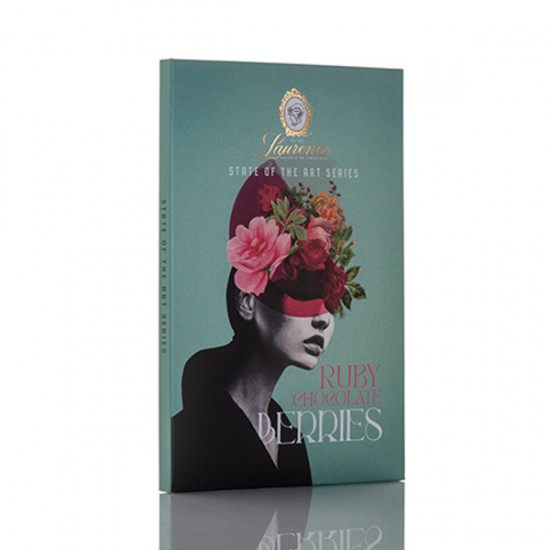 Laurence State Of The Art Ruby chocolate with berries 80gr Laurence State Of The Art Ruby chocolate with berries 80gr