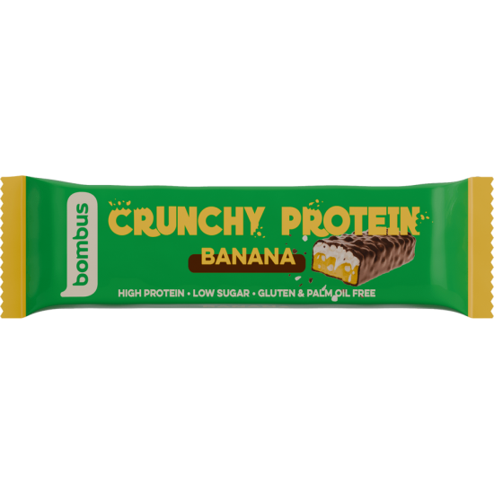 Μπάρα Πρωτεΐνης Crunchy με Μπανάνα 50g Bombus