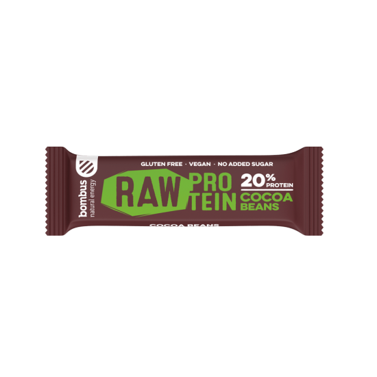 Μπάρα Πρωτεϊνης Raw με Σπόρους Κακάο 50g Bombus